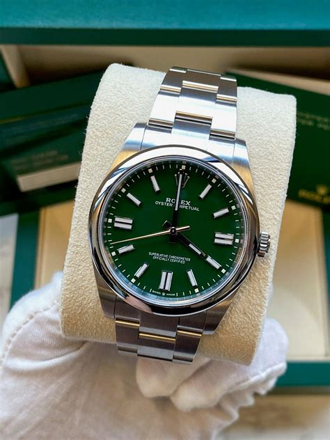 rolex oyster verde|Rolex Oyster perpetual.